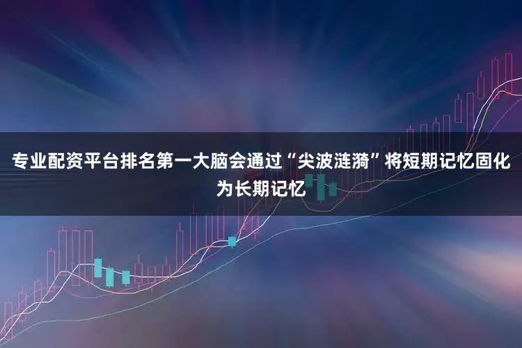 专业配资平台排名第一大脑会通过“尖波涟漪”将短期记忆固化为长期记忆