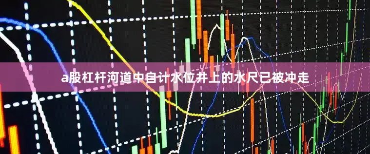 a股杠杆河道中自计水位井上的水尺已被冲走