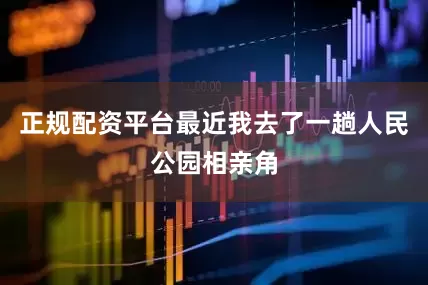 正规配资平台最近我去了一趟人民公园相亲角